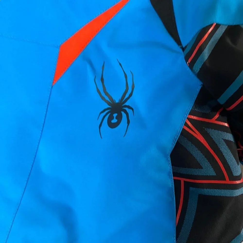 Spyder Challenger‎ Boys Blue Insulated Ski Jacket Winter Size 2
